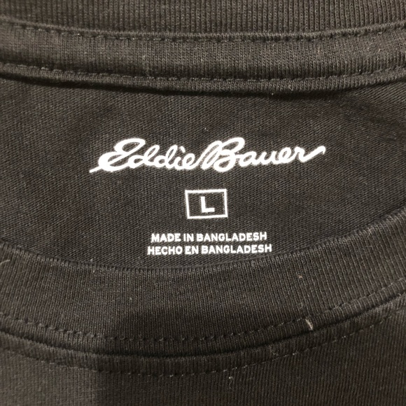 Eddie Bauer Large Black T-Shirts - Picture 4 of 4